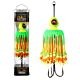 Momeala Bullet Head Teaser Nevis 100g Verde-Galben-Portocaliu