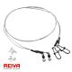Strune Reiva Fluorocarbon 2buc/pac. 40cm/0.33mm