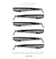 Shad Nevis Impulse 6.3cm 6/pac Argintiu-Sclipici