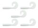 Twister Nevis 7.5cm 5buc/pac. Alb