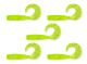 Twister Nevis 7.5cm 5buc/pac. Verde Neon Glitter