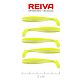Shad Reiva Flat Minnow Shad 5cm 5buc/pac. Flash Lemonade