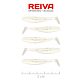 Shad Reiva Flat Minnow Shad 5cm 5buc/pac. Pearl White