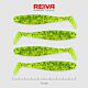 Shad Flat Minnow Verde-Sclipici 10cm 4buc/pac