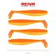 Shad Reiva Flat Minnow Shad 10cm 4buc/pac. Shiny Orange
