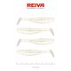 Shad Reiva Flat Minnow 7.5cm 4/pac. Pearl Dot