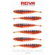 Shad Reiva Tiny Worm 6cm 6buc/pac Orange Disco