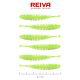 Shad Reiva Tiny Worm 6cm 6buc/pac Flash Chartreuse
