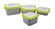 Cutie Pentru Momeala Matrix Grey/Lime Bait Boxes Solid Tops 2pt/1 litru Solid Top