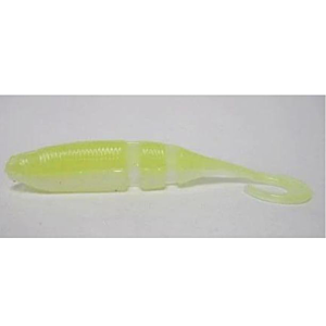 Shad Lake Fork Sickle Tail Baby Shad 2.25 inch.Chart Pearl 15/pac