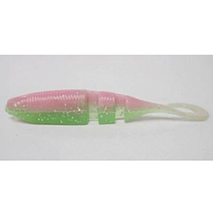 Shad Lake Fork Sickle Tail Baby Shad 2.25 inch.Electric Chicken 15/pac