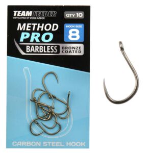 Carlige Team Feeder By Dome Method Pro Barbless 10buc/plic