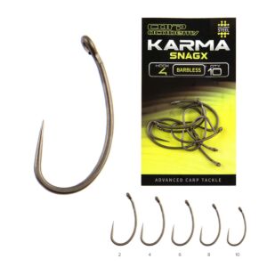 Carlige Carp Academy Karma SnagX BB 10buc/pac Nr.8