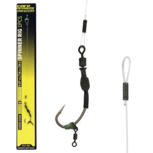 Montura Carp Academy Spinner rig / Curved Shank Nr.6