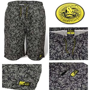 Pantaloni Black Cat Beach Shorts Grey-Black S
