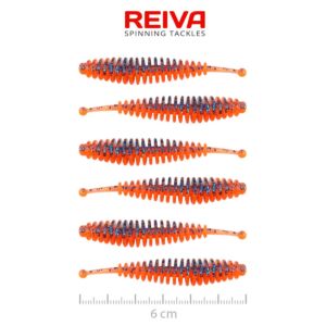 Shad Reiva Tiny Worm 6cm 6buc/pac