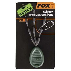Opritoare Silicon Fox Tapered Main Line Stoppers 9buc/plic