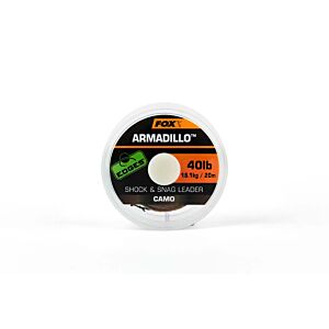 Fir Textil Fox Edges Armadillo Shock and Snag Leader Camo 40lbs 20m