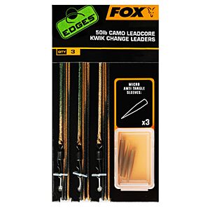 Fox Edges Camo Leadcore Kwik Change Leaders