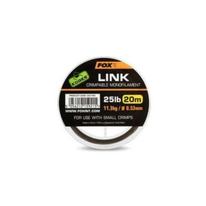 Fir Monofilament Fox Edges Link Crimpable Mono Khaki 20m