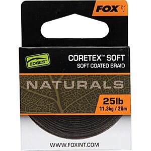 Fir Textil Cu Camasa Fox Naturals Coretex Soft-Verde Inchis 20m 25lb/11.3kg
