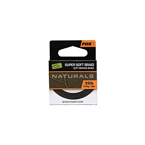 Fir Textil Fox Naturals Soft Braid Hooklength 20m 25lb/11.3kg