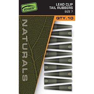 Conuri Fox Edges Naturals Lead Clip Tail Rubbers Nr.7 10buc/pac.