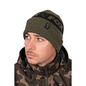 Caciula Fox Collection Beanie Hat Green & Black