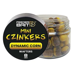Mini Czinkers Wafters Feeder Bait 8mm - Dynamic Corn