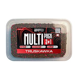 Multipack 3in1 Feeder B. Peleti 450g, Aroma 150ml Si Wafter 25ml - Capsuna