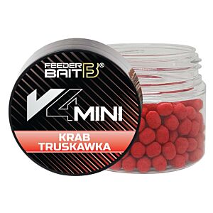 Mini Wafter V4 Feeder Bait 4mm - Rac si Capsuna