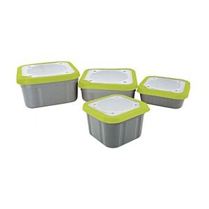 Cutie Pentru Momeala Matrix Grey/Lime Bait Boxes Solid Tops 3.3pt/1.87 litri