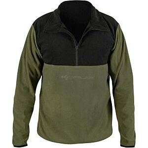 Bluza Korum Embossed Microfleece Olive Green/Blac