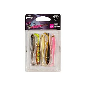 Kit Shad Fox Rage Slick UV Mixed Colour 9cm 5/pac.