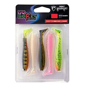 Grub Fox Rage Spikey Shad UV Mixed 6cm/5buc