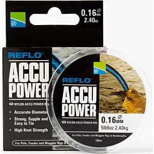Fir Monofilament Preston Accu Power Transparent 100m 0.08mm
