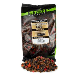 Amestec Steg Pva-Spod Mix 3-5-8mm 800g Aluna Tigrata