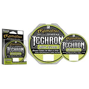 Fir Multifilament-textil Konger Techron Olive 10m-100m